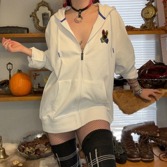 New Psycho Bunny Streetwear Gothic Sweatshirt - Picture 5 of 12